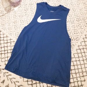 BLUE NIKE TANK TOP